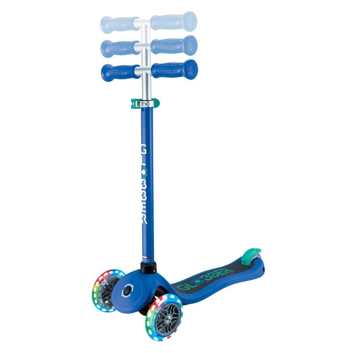 Globber Primo Kids Scooter w/Lights Navy Blue