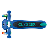 Globber PRIMO V2 Scooter with lights and Griptape - Navy Blue/Green