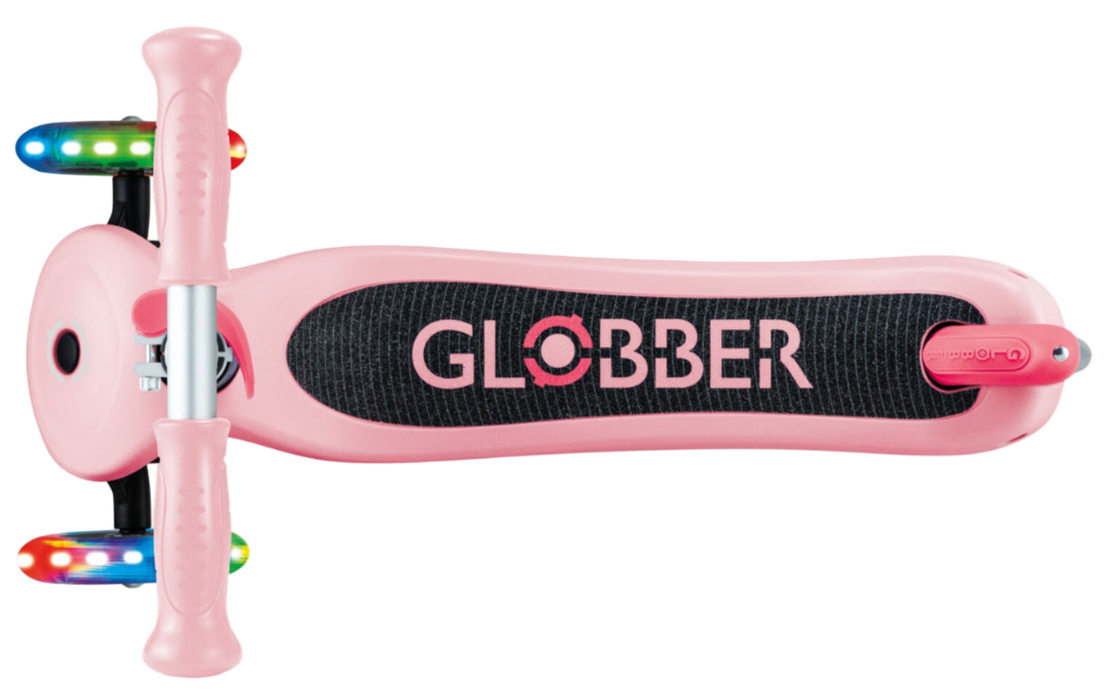 Globber Primo Scooter with Lights - Pastel Pink