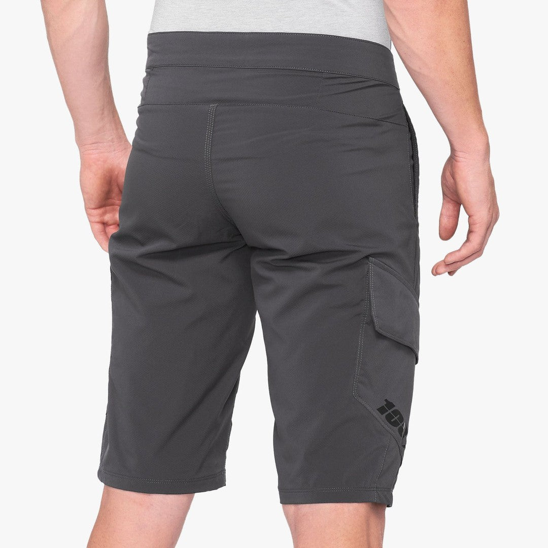 100 Percent RIDECAMP Shorts Charcoal