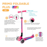Globber PRIMO FOLD PLUS Scooter V2 with lights