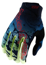Troy Lee Designs AIR GLOVES DRIP GLO YELLOW / DARK NAVY