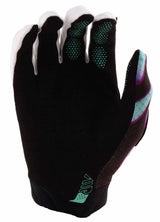 Troy Lee Designs Air Glove Overspray Black/Real Teal