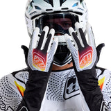 Troy Lee Designs AIR GLOVES OPTIC WHITE / BLACK