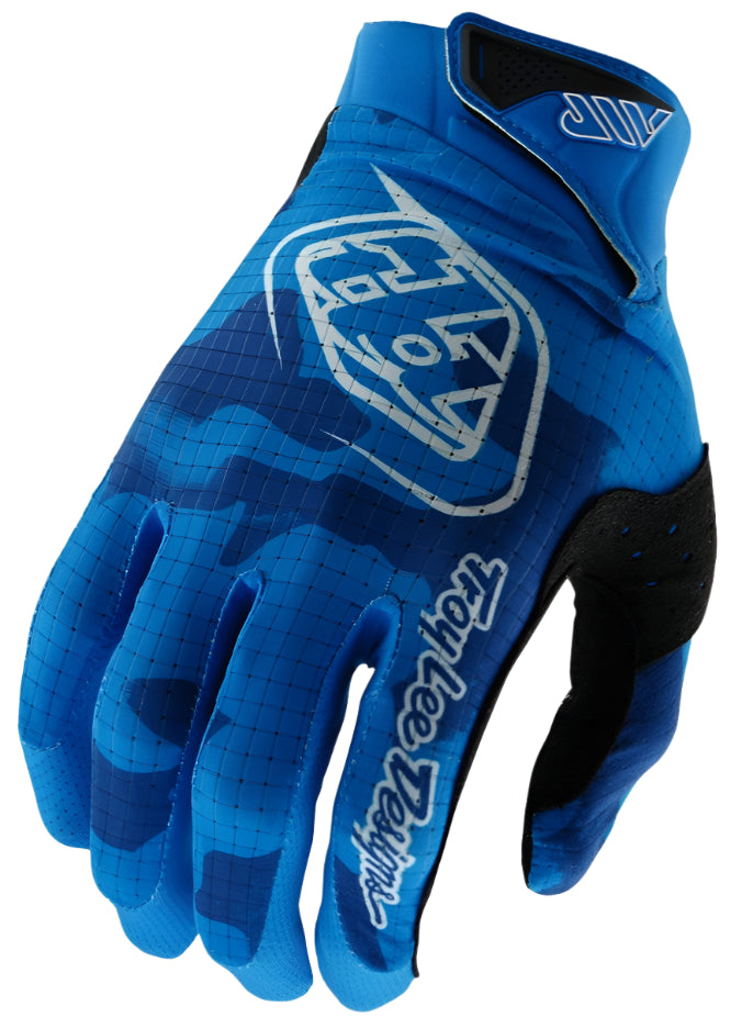 Troy Lee Designs AIR GLOVES BLOTTED BRIGHT BLUE