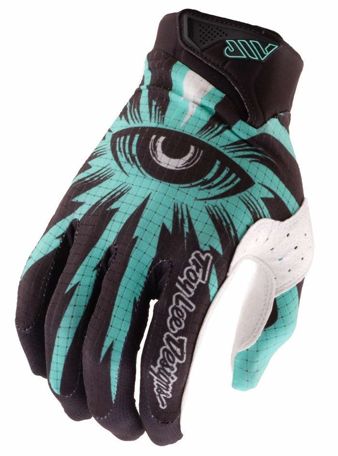 Troy Lee Designs Air Glove Cyclops Carbon/Real Teal