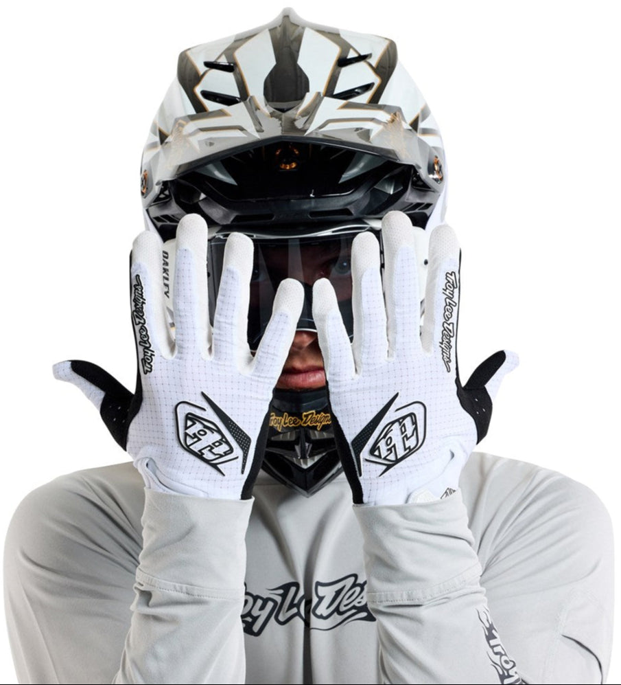 Troy Lee Designs AIR GLOVES MONO WHITE