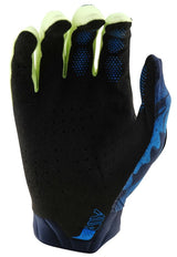 Troy Lee Designs YOUTH AIR GLOVE DRIP GLO YELLOW / DARK NAVY