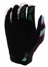 Troy Lee Designs Youth Air Glove Overspray Black/Real Teal