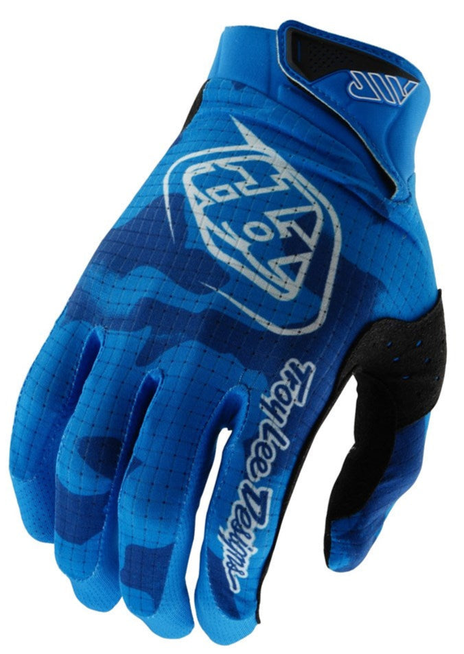 Troy Lee Designs YOUTH AIR GLOVE BLOTTED BRIGHT BLUE