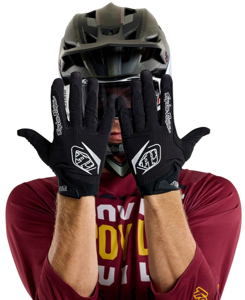 Troy Lee Designs YOUTH AIR GLOVE MONO BLACK