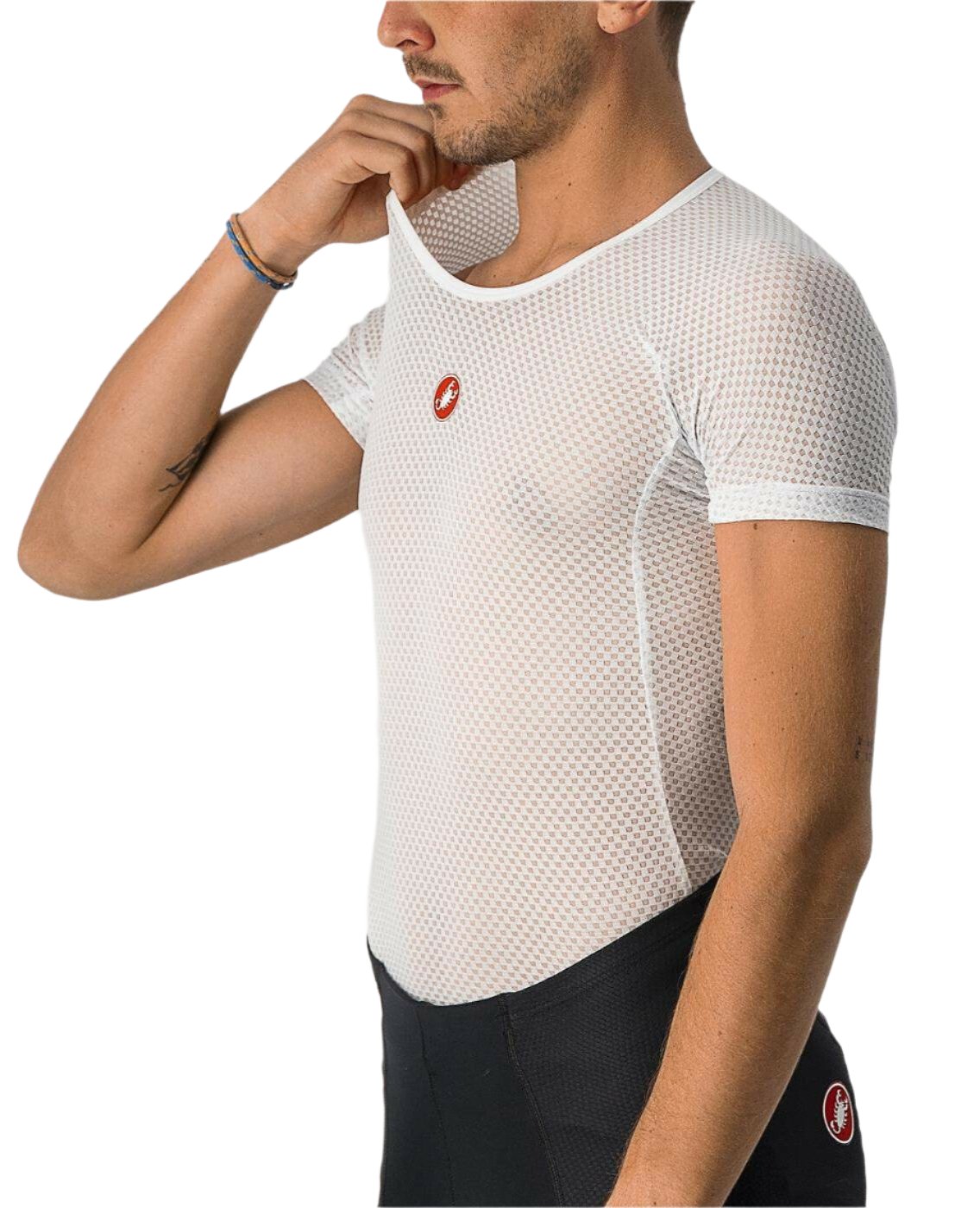CASTELLI PRO ISSUE SHORT SLEEVE WHITE SIDE