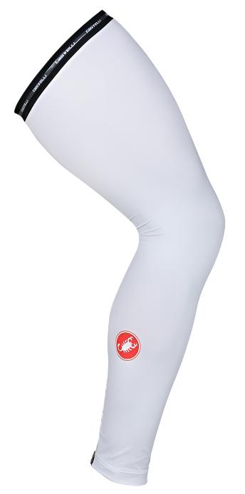 CASTELLI UPF 50+ LIGHT LEG SLEEVES WHITE 
