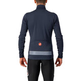 CASTELLI PURO 3 JERSEY FULL ZIP LIGHT BLACK/SILVER REFLEX