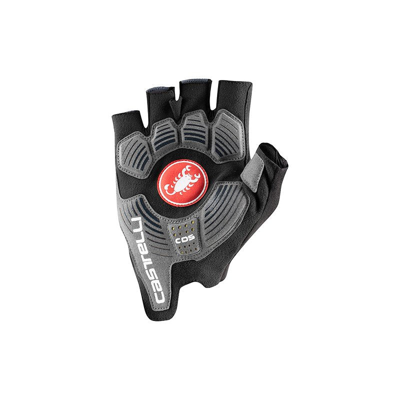 Castelli Rosso Corsa Espresso Glove Savile Blue