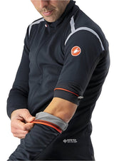 CASTELLI PERFETTO ROS CONVERTIBLE JACKET LIGHT BLACK/SILVER REFLEX 