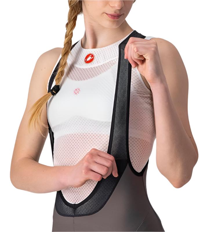 CASTELLI PRIMA WOMENS BIB SHORT FOREST GREY/SULPHUR