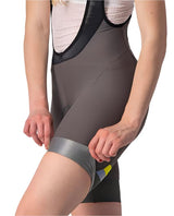CASTELLI PRIMA WOMENS BIB SHORT FOREST GREY/SULPHUR