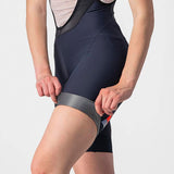 Castelli Prima Women's Bib Short Savile Blue/Brilliant Pink