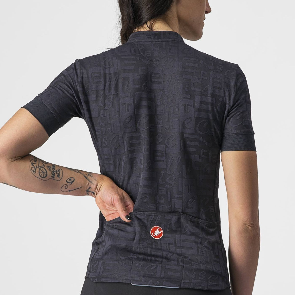 Castelli Promessa Jacquard Women's Jersey Light Black