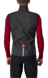CASTELLI SQUADRA STRETCH VEST LIGHT BLACK/DARK GREY BACK