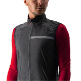 CASTELLI SQUADRA STRETCH VEST LIGHT BLACK/DARK GREY FRONT