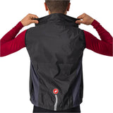 CASTELLI SQUADRA STRETCH VEST LIGHT BLACK/DARK GREY BACK