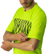 CASTELLI TRAIL TECH TEE ELECTRIC LIME/DARK LIME SLEEVE