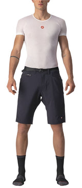 CASTELLI UNLIMITED TRAIL BAGGY SHORT BLACK FRONT