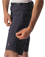 CASTELLI UNLIMITED TRAIL BAGGY SHORT BLACK SIDE POCKET