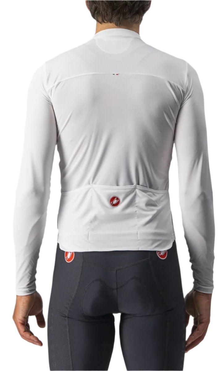 CASTELLI PROLOGO 7 LONG SLEEVE JERSEY IVORY/LIGHT BLACK-RED