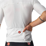 CASTELLI PROLOGO 7 LONG SLEEVE JERSEY IVORY/LIGHT BLACK-RED
