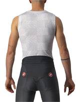 CASTELLI PRO MESH BL SLEEVELESS SILVER GREY BACK