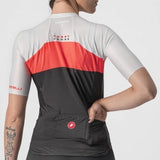 CASTELLI AERO PRO JERSEY LIGHT BLACK/BRILLIANT PINK-SILVER
