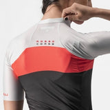 CASTELLI AERO PRO JERSEY LIGHT BLACK/BRILLIANT PINK-SILVER