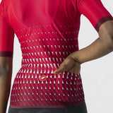 CASTELLI CLIMBER'S JERSEY RASPBERRY/WHITE-BORDEAUX