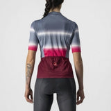CASTELLI DOLCE JERSEY LIGHT STEEL BLUE/BORDEAUX