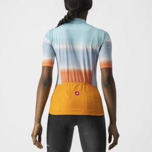 CASTELLI DOLCE JERSEY SKYLIGHT/POP ORANGE