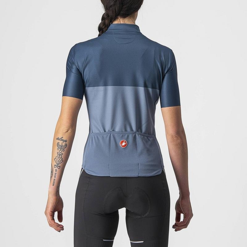Castelli Velocissima Women's Jersey Light Steel Blue/Moonlit Ocean