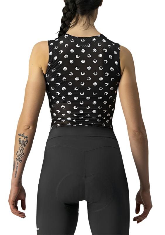 CASTELLI PRO MESH 3 WOMENS SLEEVELESS LIGHT BLACK BACK