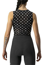 CASTELLI PRO MESH 3 WOMENS SLEEVELESS LIGHT BLACK BACK