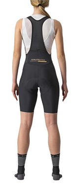 CASTELLI UNLIMITED WOMENS BIBSHORT BLACK BACK