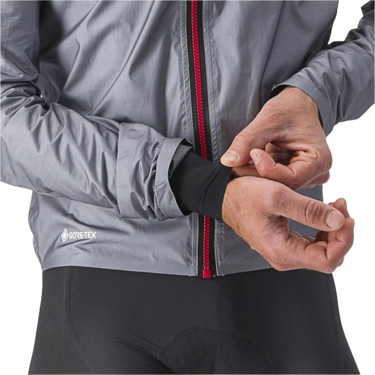 CASTELLI TEMPESTA LITE JACKET SILVER 