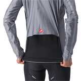 CASTELLI TEMPESTA LITE WOMENS JACKET GRAY BACK