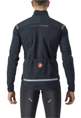 CASTELLI PERFETTO RoS 2 CONVERTIBLE JACKET LIGHT BLACK/BLACK REFLEX BACK