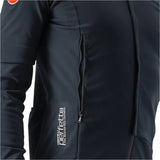 CASTELLI PERFETTO RoS 2 CONVERTIBLE JACKET LIGHT BLACK/BLACK REFLEX ZIPPER