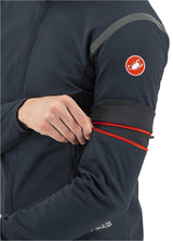 CASTELLI PERFETTO RoS 2 CONVERTIBLE JACKET LIGHT BLACK/BLACK REFLEX SLEEVE
