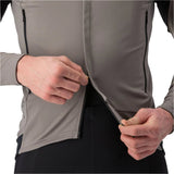 CASTELLI PERFETTO RoS 2 JACKET NICKEL GRAY/TRAVERTINE GRAY ZIPPER