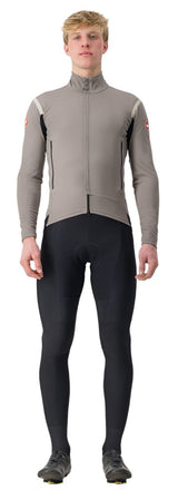 CASTELLI PERFETTO RoS 2 JACKET NICKEL GRAY/TRAVERTINE GRAY FRONT
