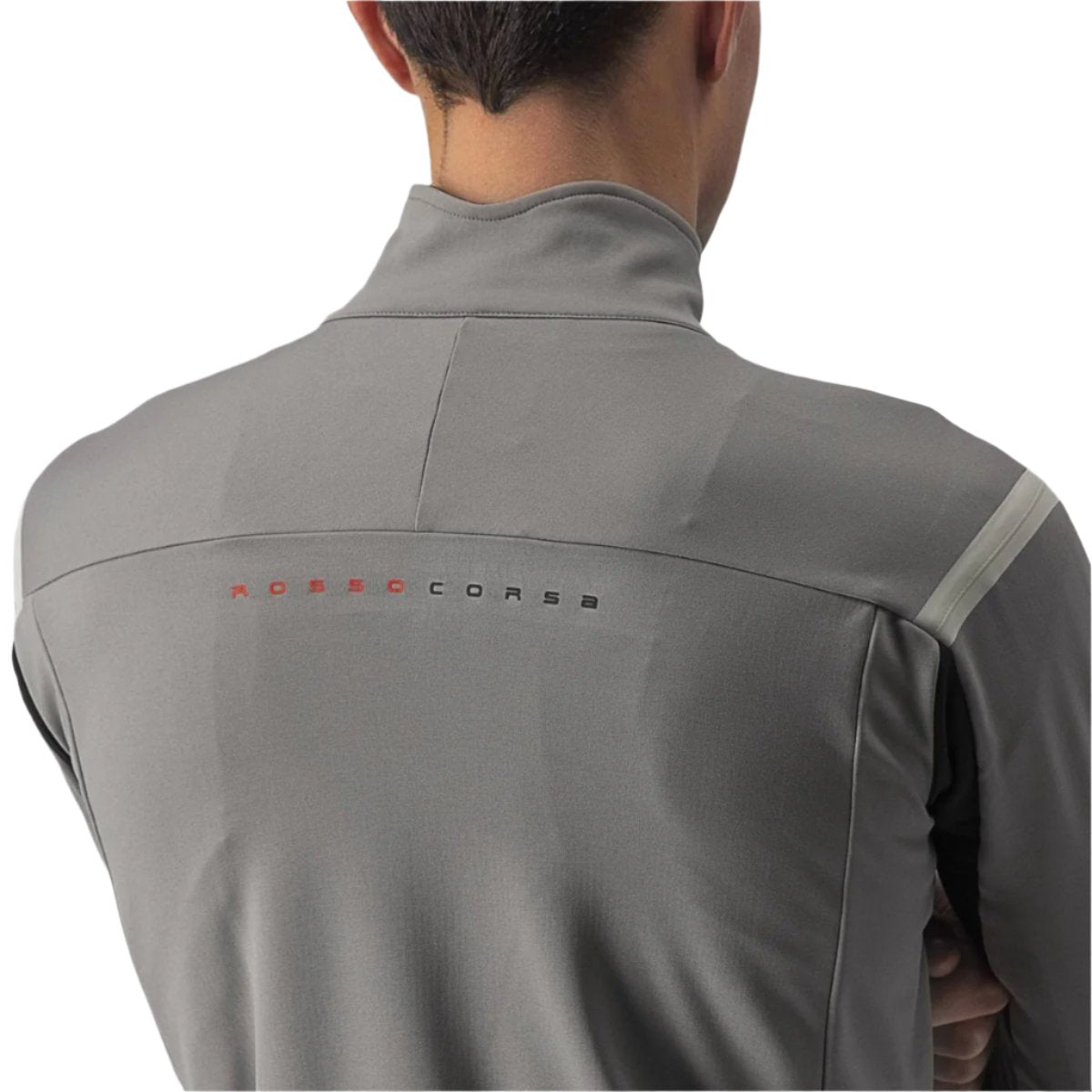 CASTELLI PERFETTO RoS 2 JACKET NICKEL GRAY/TRAVERTINE GRAY BACK PRINT